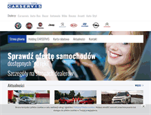 Tablet Screenshot of carservis.pl